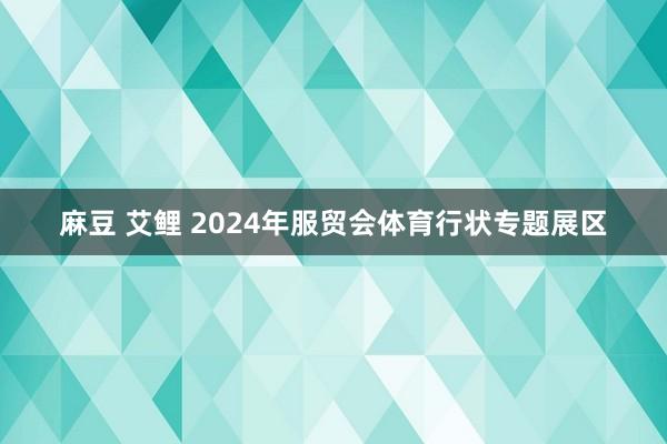 麻豆 艾鲤 2024年服贸会体育行状专题展区