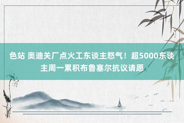 色站 奥迪关厂点火工东谈主怒气！超5000东谈主周一累积布鲁塞尔抗议请愿