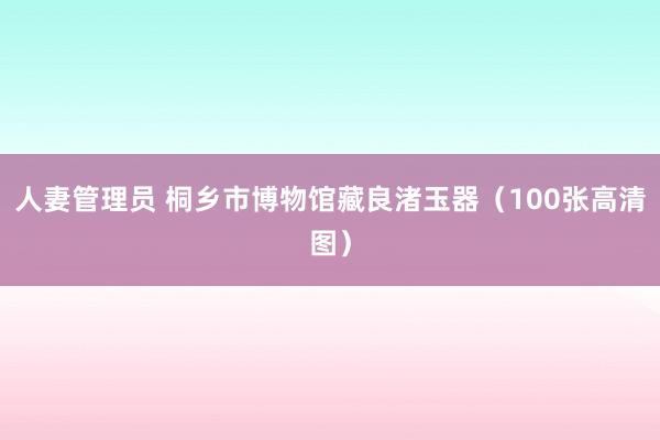 人妻管理员 桐乡市博物馆藏良渚玉器（100张高清图）