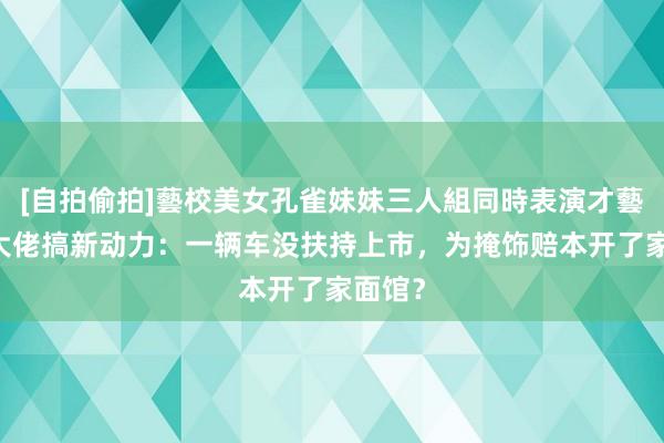 [自拍偷拍]藝校美女孔雀妹妹三人組同時表演才藝 金融大佬搞新动力：一辆车没扶持上市，为掩饰赔本开了家面馆？