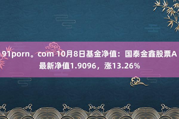 91porn。com 10月8日基金净值：国泰金鑫股票A最新净值1.9096，涨13.26%