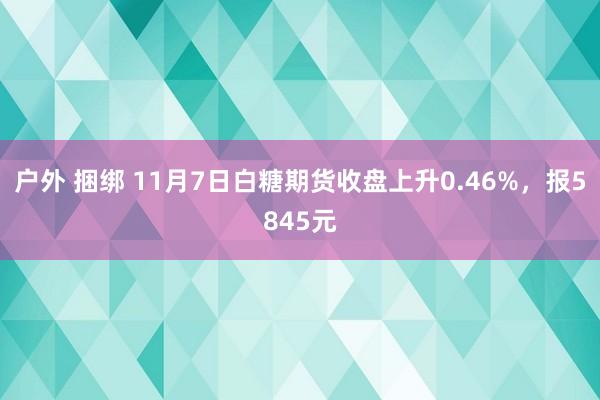 户外 捆绑 11月7日白糖期货收盘上升0.46%，报5845元