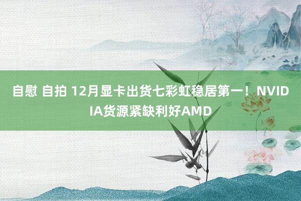 自慰 自拍 12月显卡出货七彩虹稳居第一！NVIDIA货源紧缺利好AMD